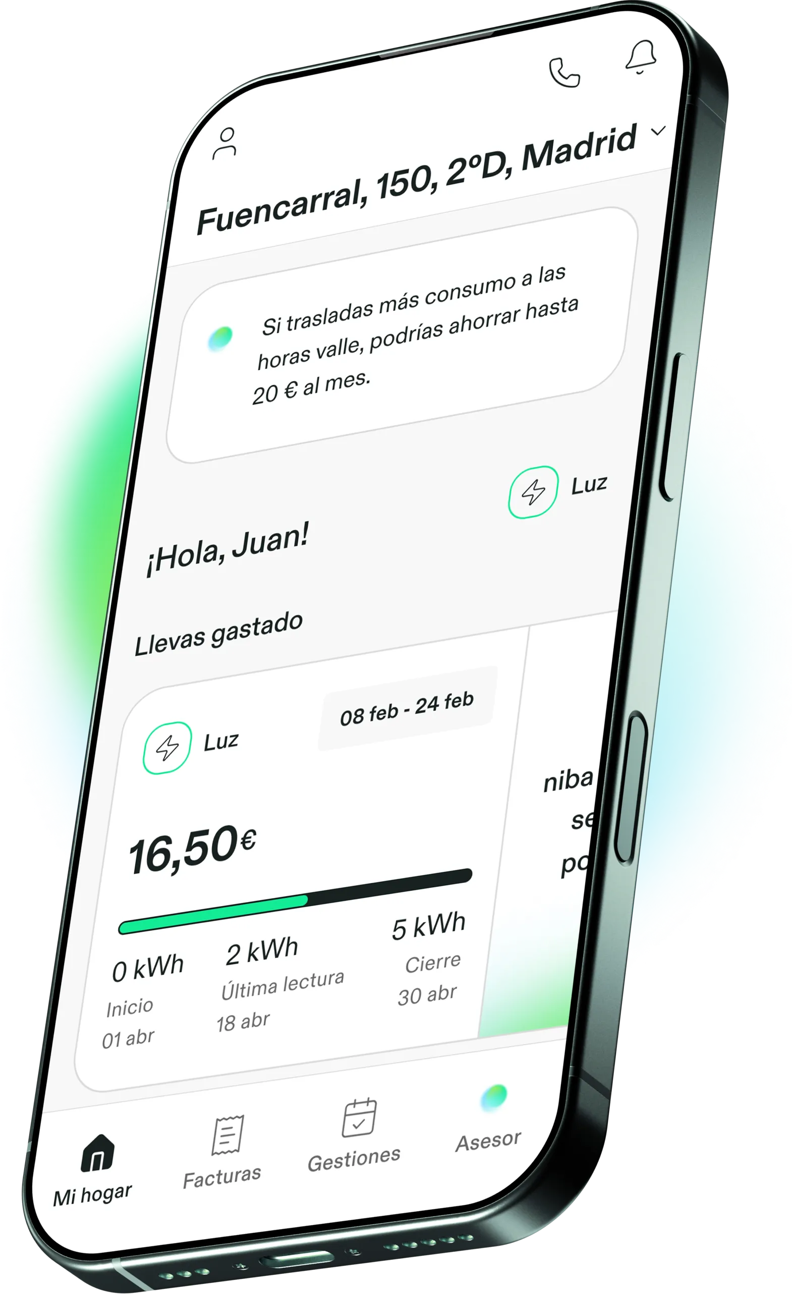 Mockup aplicación mobile