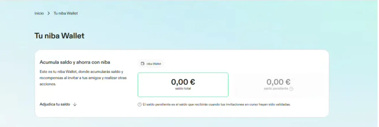 niba wallet visión general